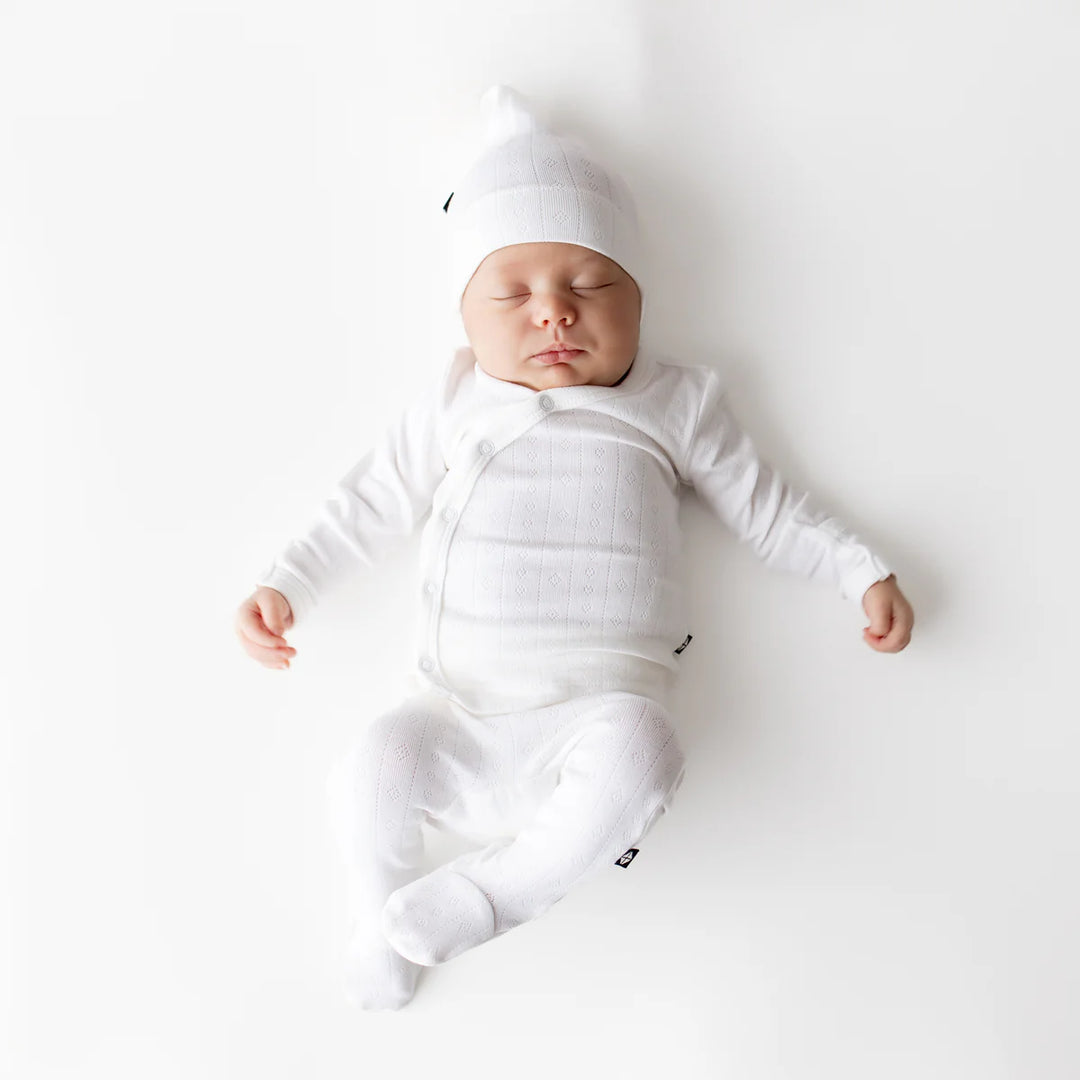 Kyte Baby Pointelle Take Me Home Set w/ Cap (Cloud)
