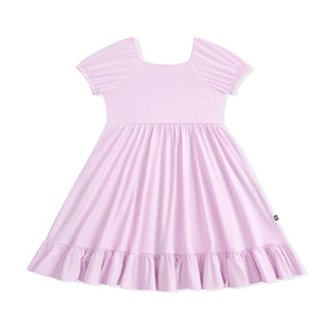 Kyte Baby Puff Sleeve Twirl Dress (Thistle)