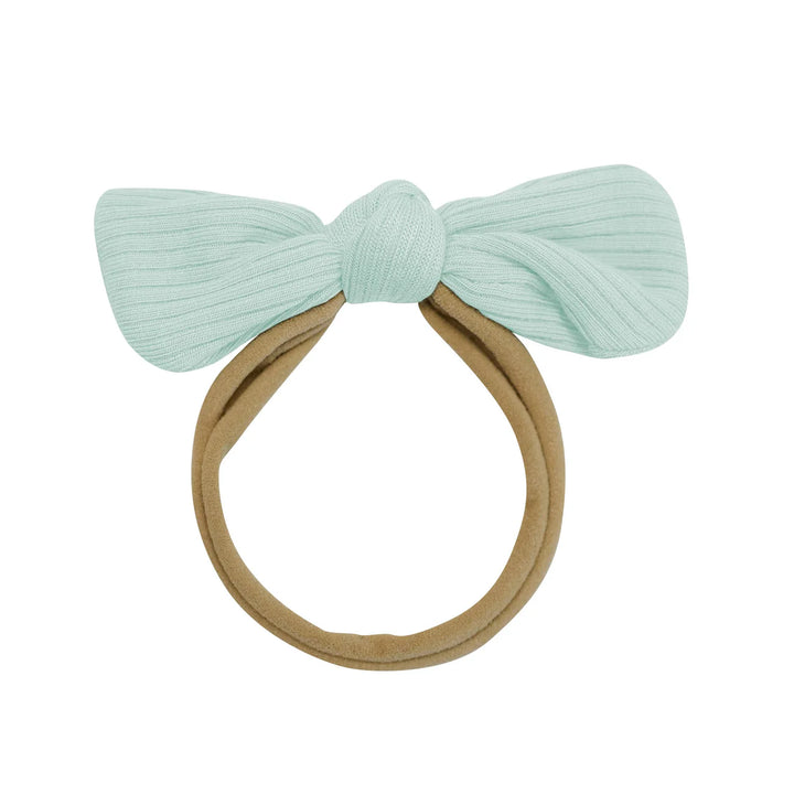 Kyte Baby Ribbed Nylon Bow (Sage)