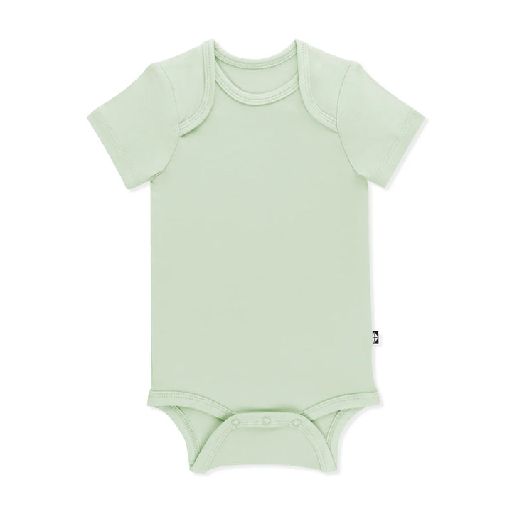 Kyte Baby Short Sleeve Bodysuit (Basil)