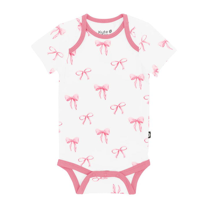 Kyte Baby Short Sleeve Bodysuit (Bow)