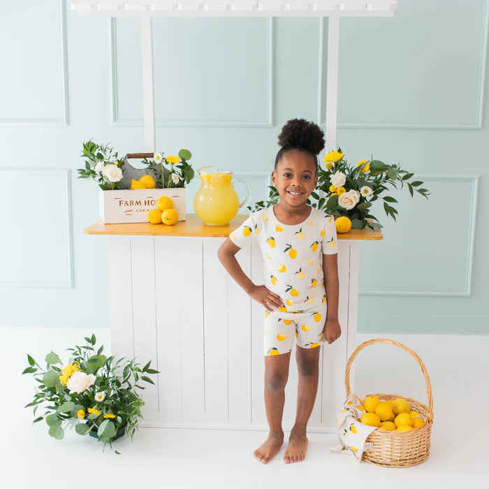 Pajamas with lemons on them sale