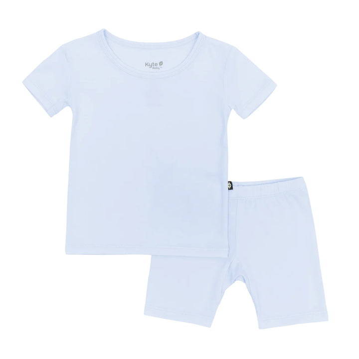 Kyte Baby Short Sleeve Pajamas (Mist)