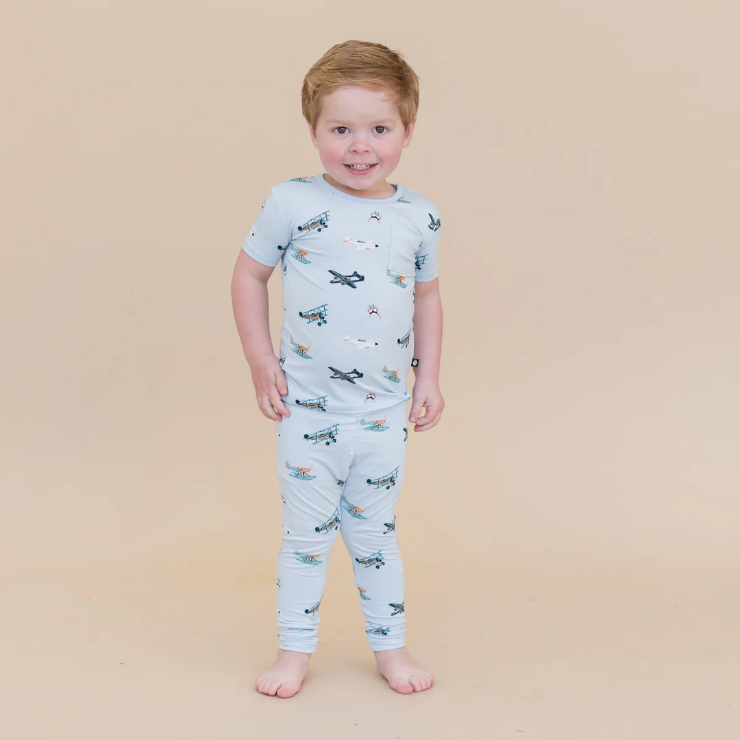 Kyte Baby Short Sleeve with Pants Pajamas (Take Off)