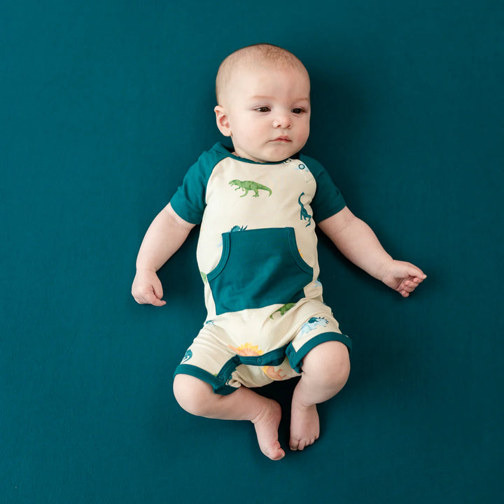 Kyte Baby Shortall (Ecru Roar)