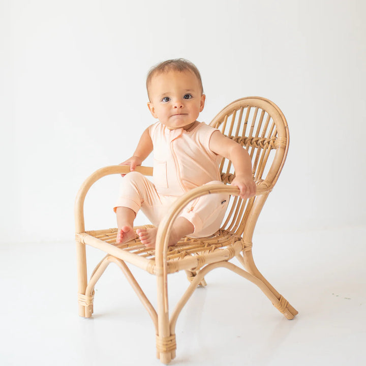 Kyte Baby Sleeveless Zippered Romper (Canyon)