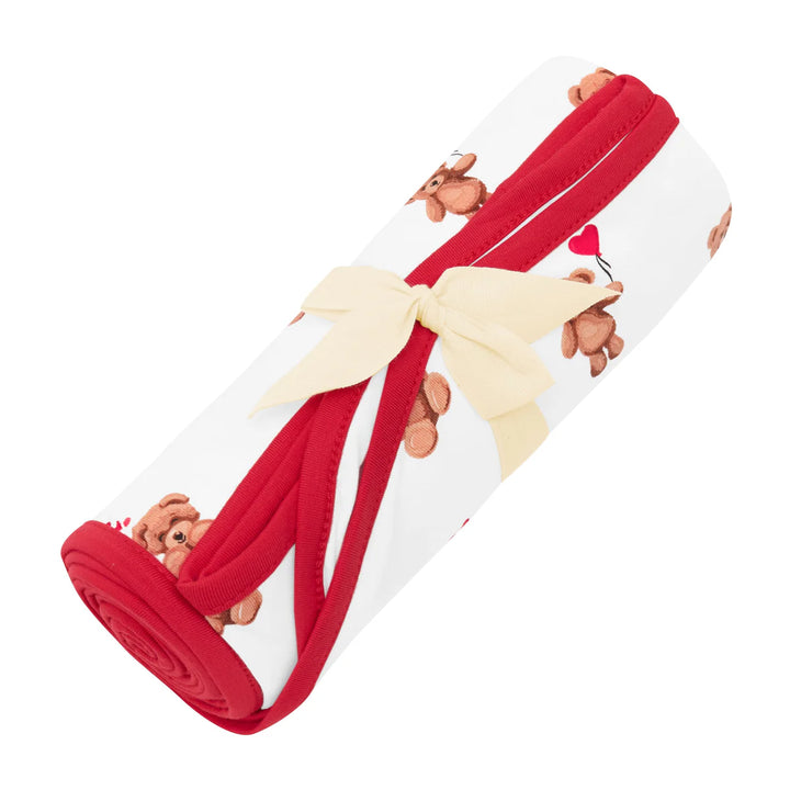 Kyte Baby Swaddle Blanket (Bear Hearts)