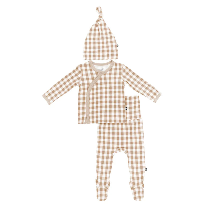 Kyte Baby Take Me Home Set (Gingham Bisque)