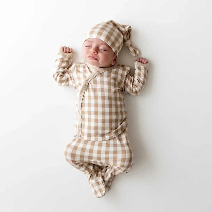 Kyte Baby Take Me Home Set (Gingham Bisque)