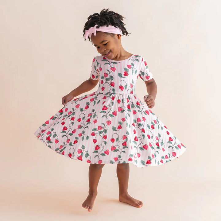 Kyte Baby Twirl Dress (Strawberry Fields)