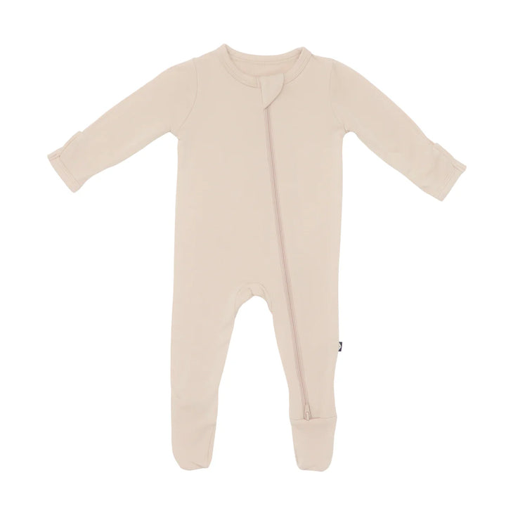 Kyte Baby Zippered Footie (Bisque)