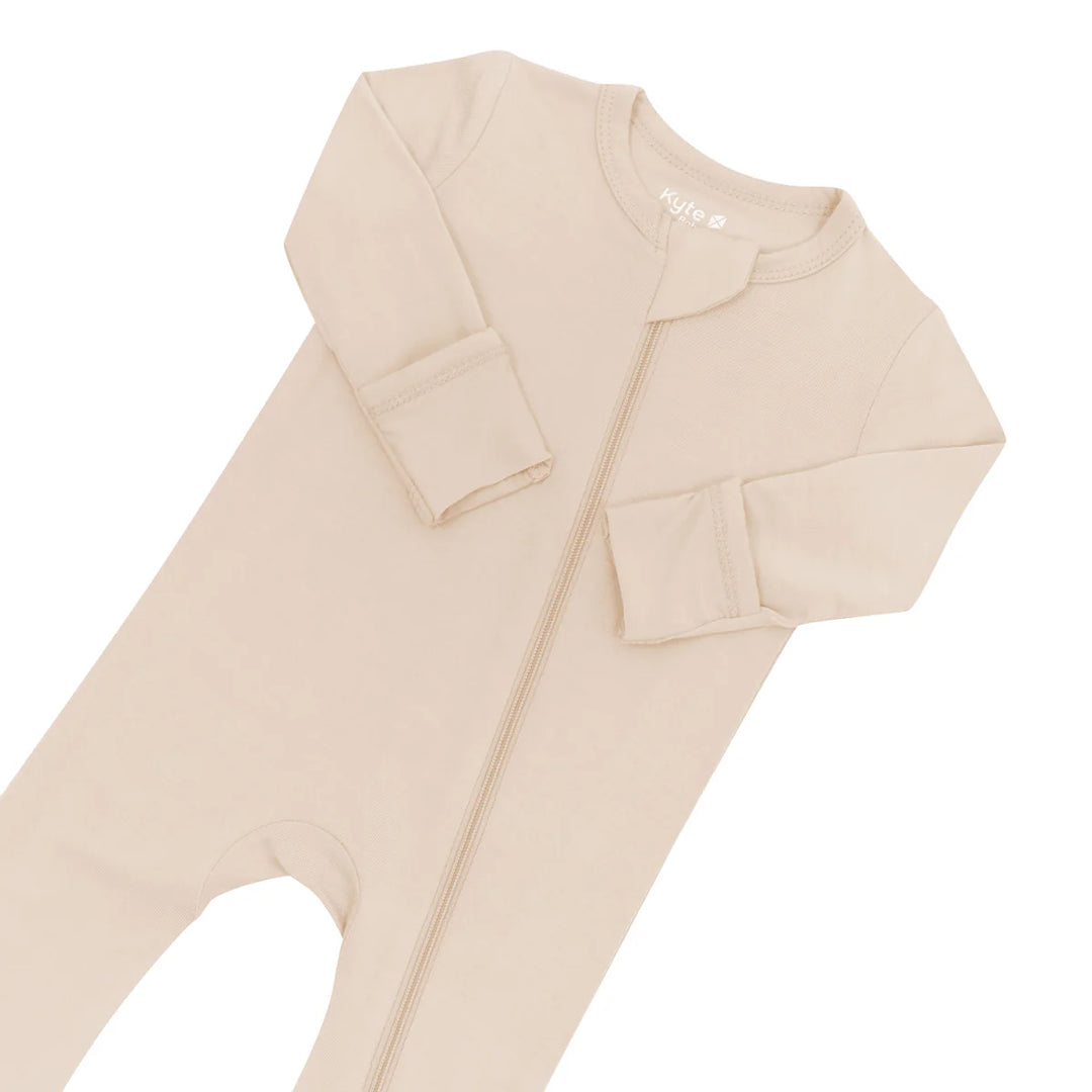 Kyte Baby Zippered Footie (Bisque)