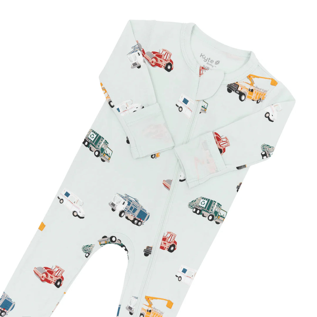 Kyte Baby Zippered Footie (City Vehicles)