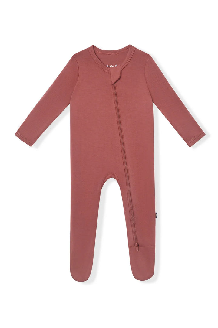 Kyte Baby Zippered Footie (Ember)