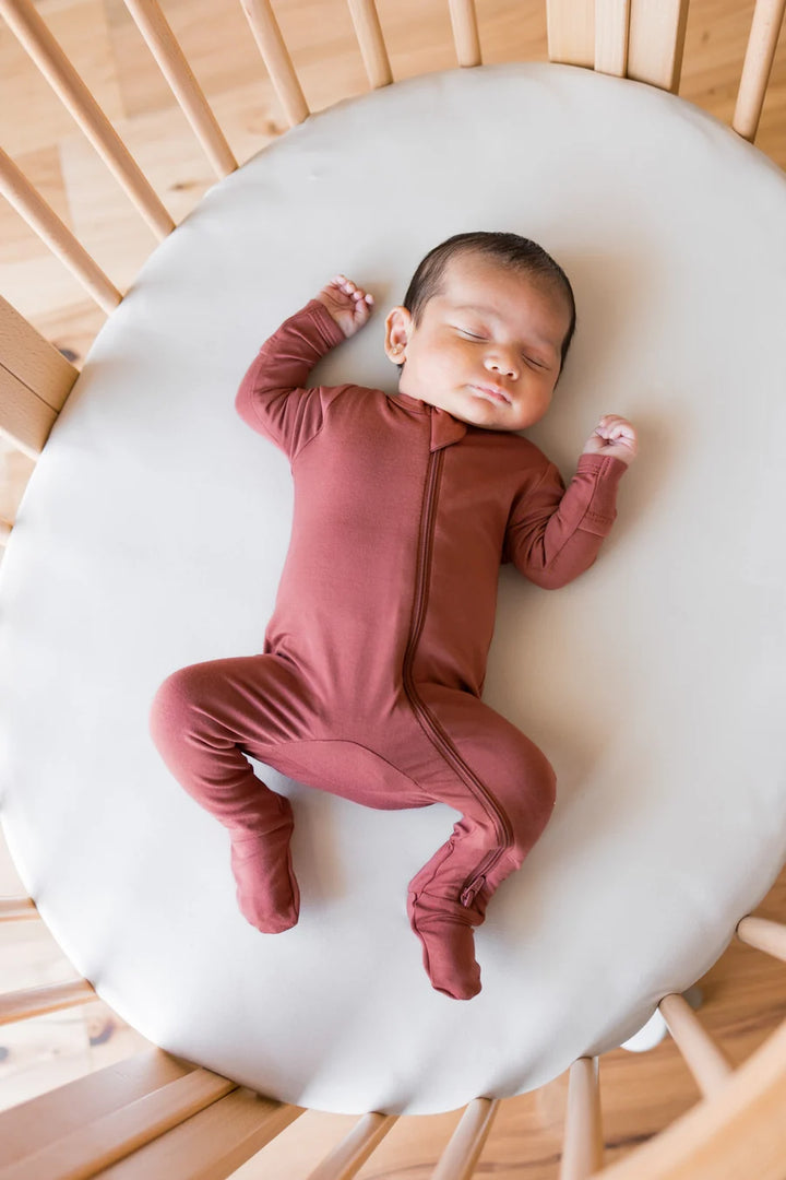 Kyte Baby Zippered Footie (Ember)