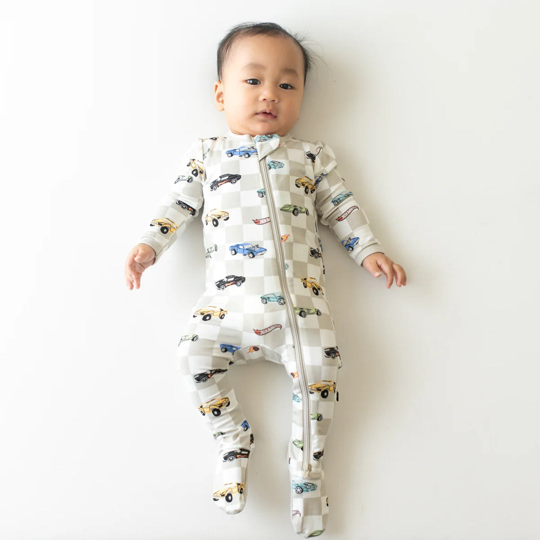 Kyte Baby Zippered Footie (Fast & Fierce)