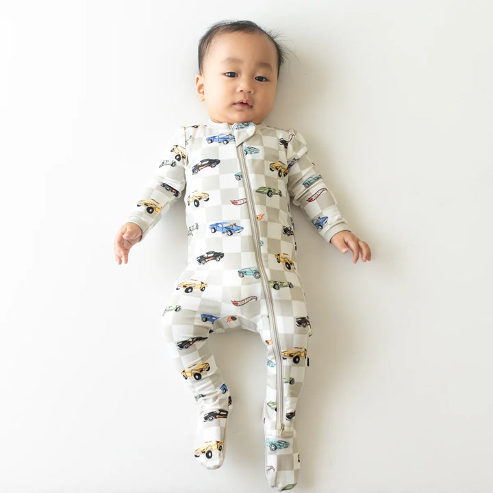 Kyte Baby Zippered Footie (Fast & Fierce)