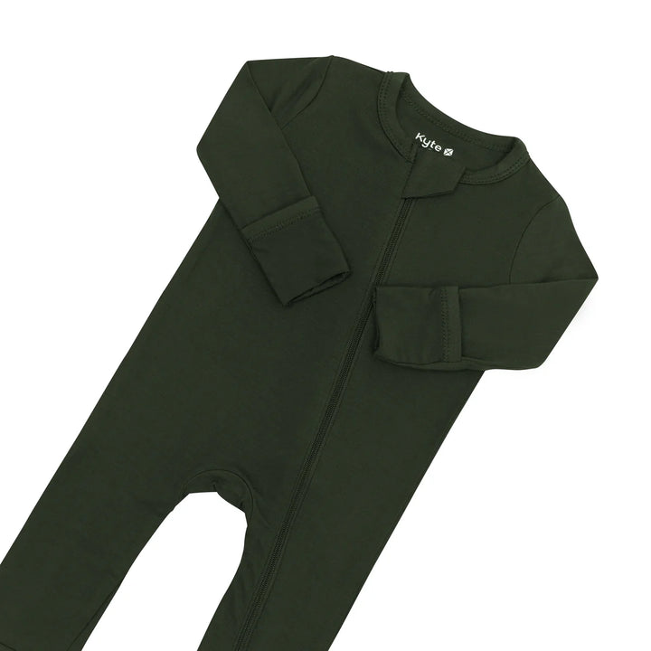 Kyte Baby Zippered Footie (Fir)