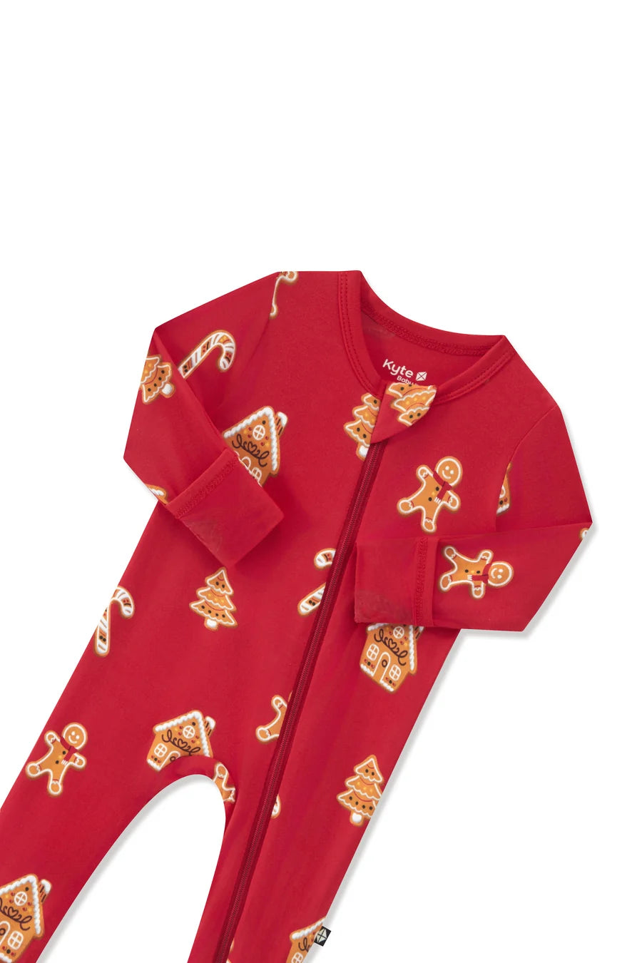 Kyte Baby Zippered Footie (Gingerbread)