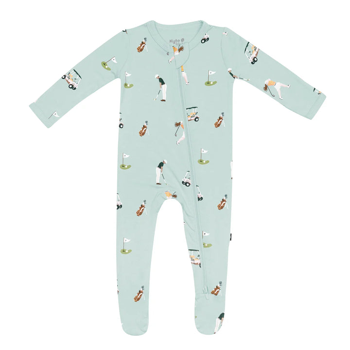 Kyte Baby Zippered Footie (Golf)