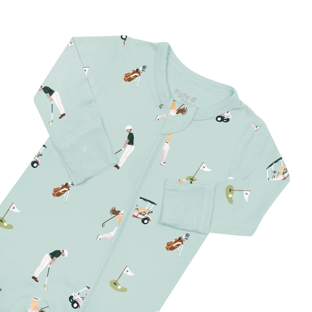 Kyte Baby Zippered Footie (Golf)