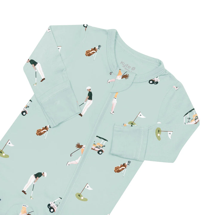 Kyte Baby Zippered Footie (Golf)