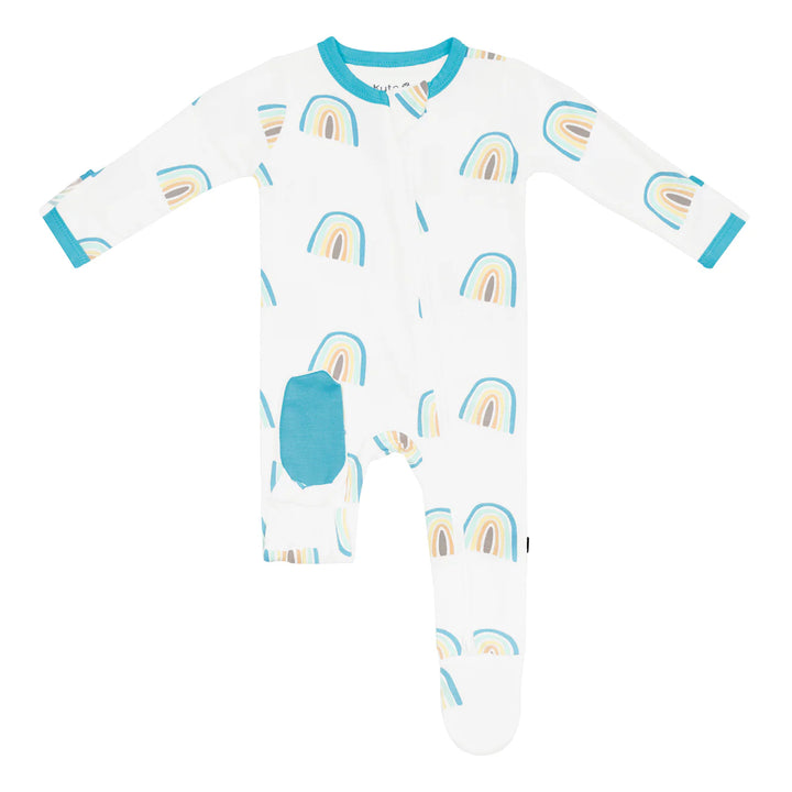 Kyte Baby Zippered Footie (Makai Rainbow)