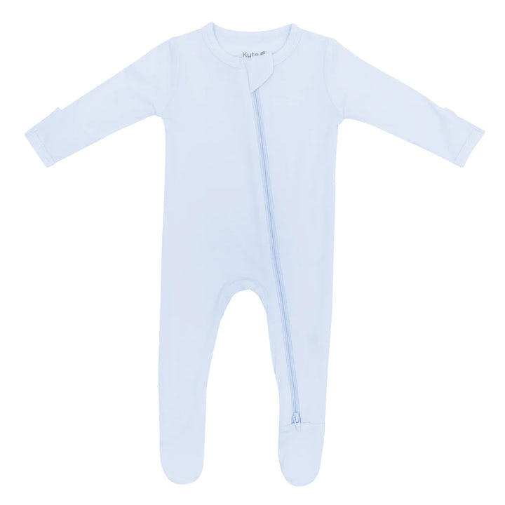 Kyte Baby Zippered Footie (Mist)