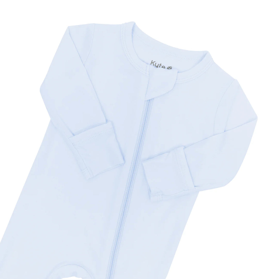 Kyte Baby Zippered Footie (Mist)