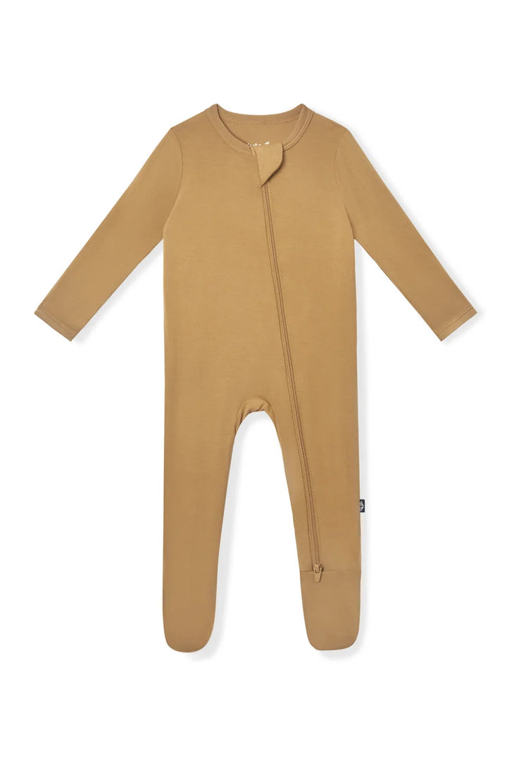 Kyte Baby Zippered Footie (Ochre)