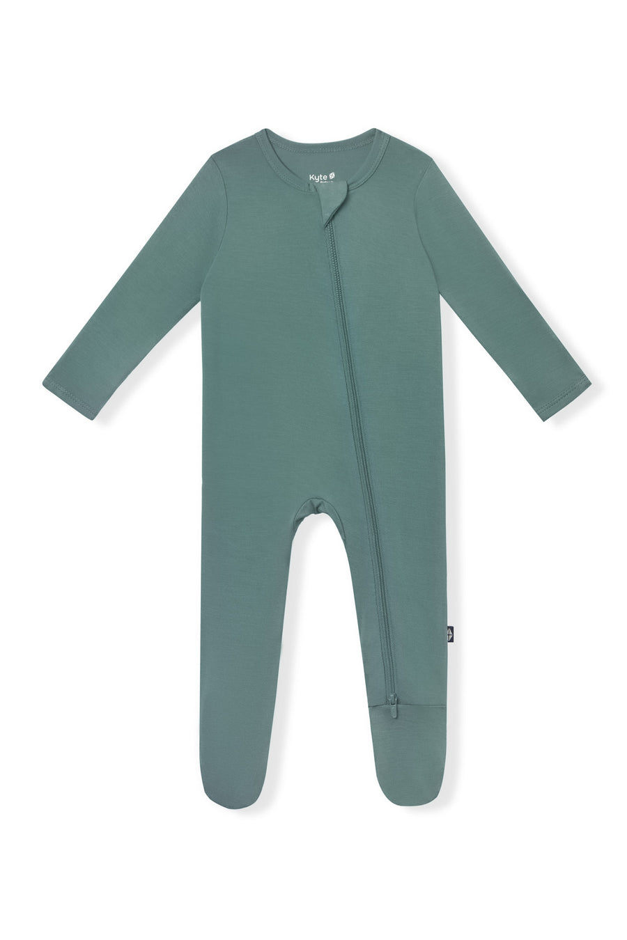Kyte Baby Zippered Footie (Pine)