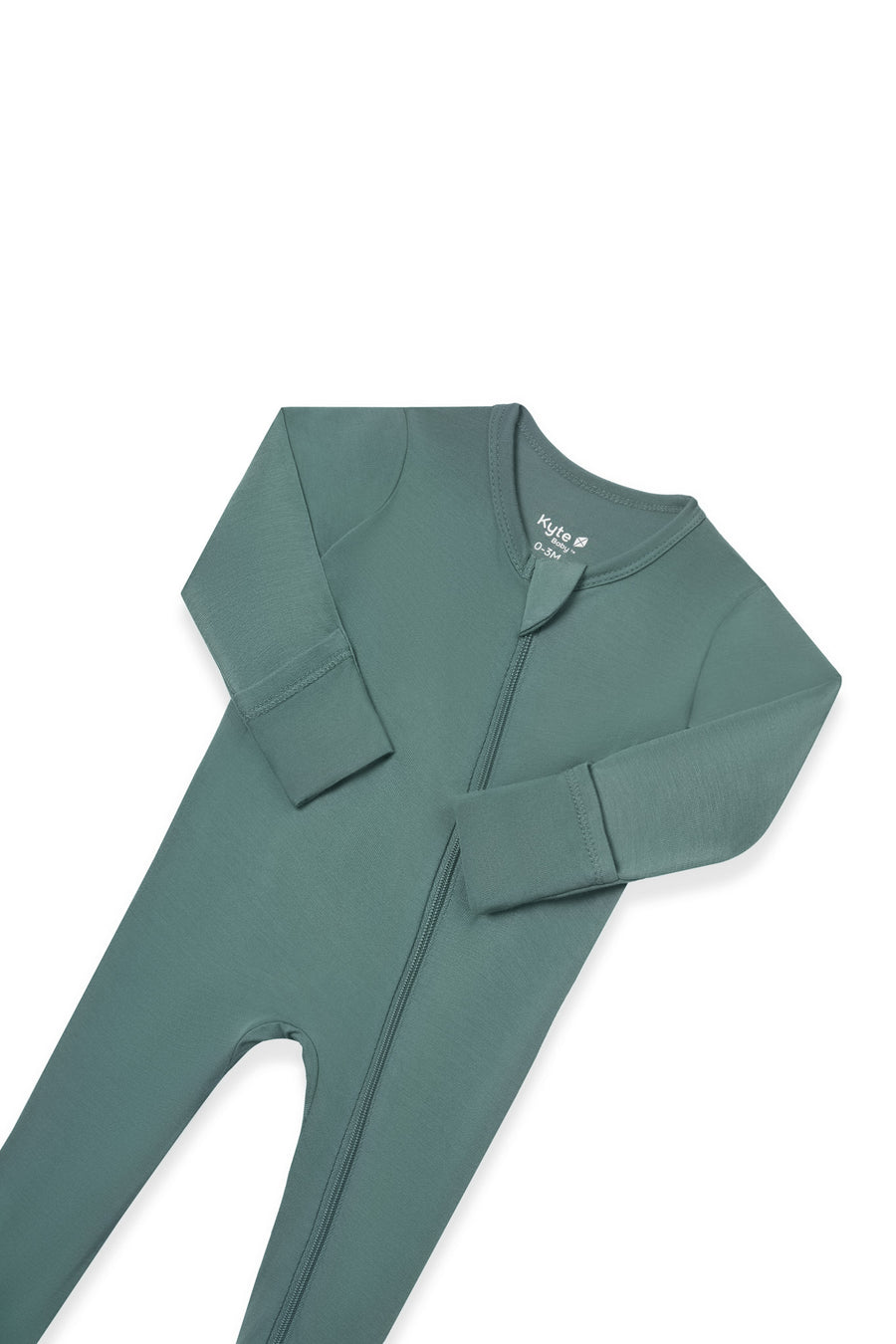 Kyte Baby Zippered Footie (Pine)