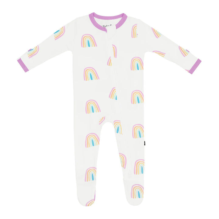 Kyte Baby Zippered Footie (Poi Rainbow)