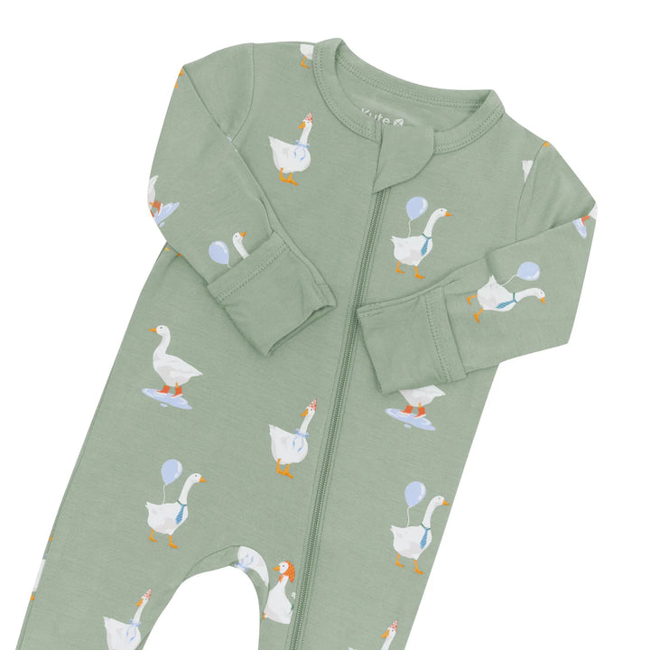 Kyte Baby Zippered Footie (Silly Goose)
