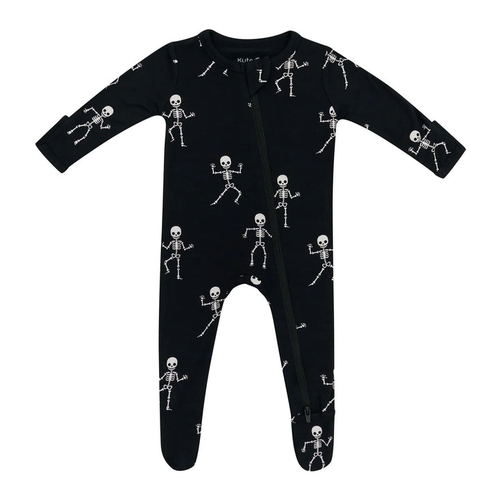 Kyte Baby Zippered Footie (Skeleton)