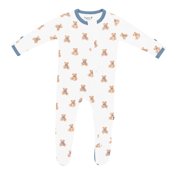 Kyte Baby Zippered Footie (Teddy Bear)