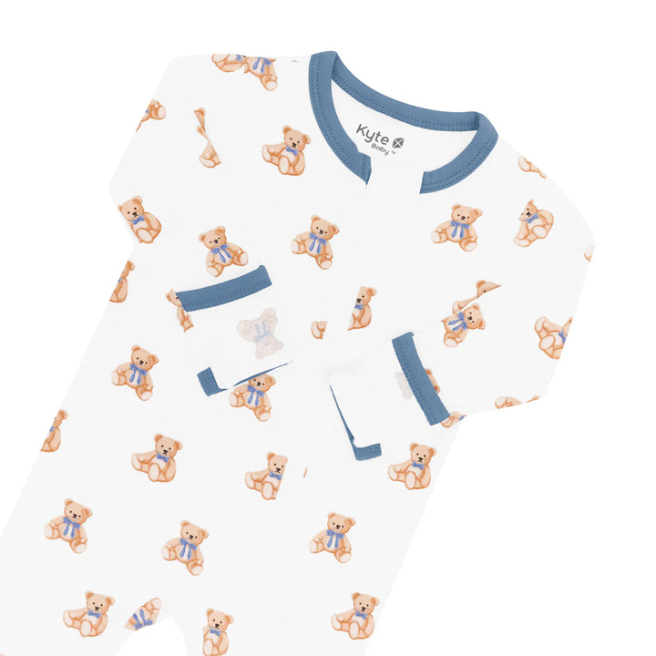 Kyte Baby Zippered Footie (Teddy Bear)