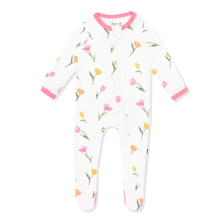 Kyte Baby Zippered Footie (Tulip)