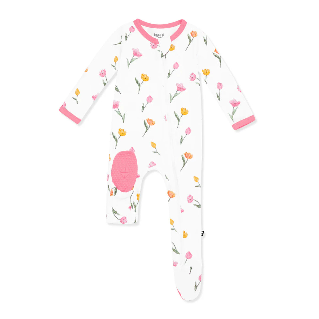 Kyte Baby Zippered Footie (Tulip)