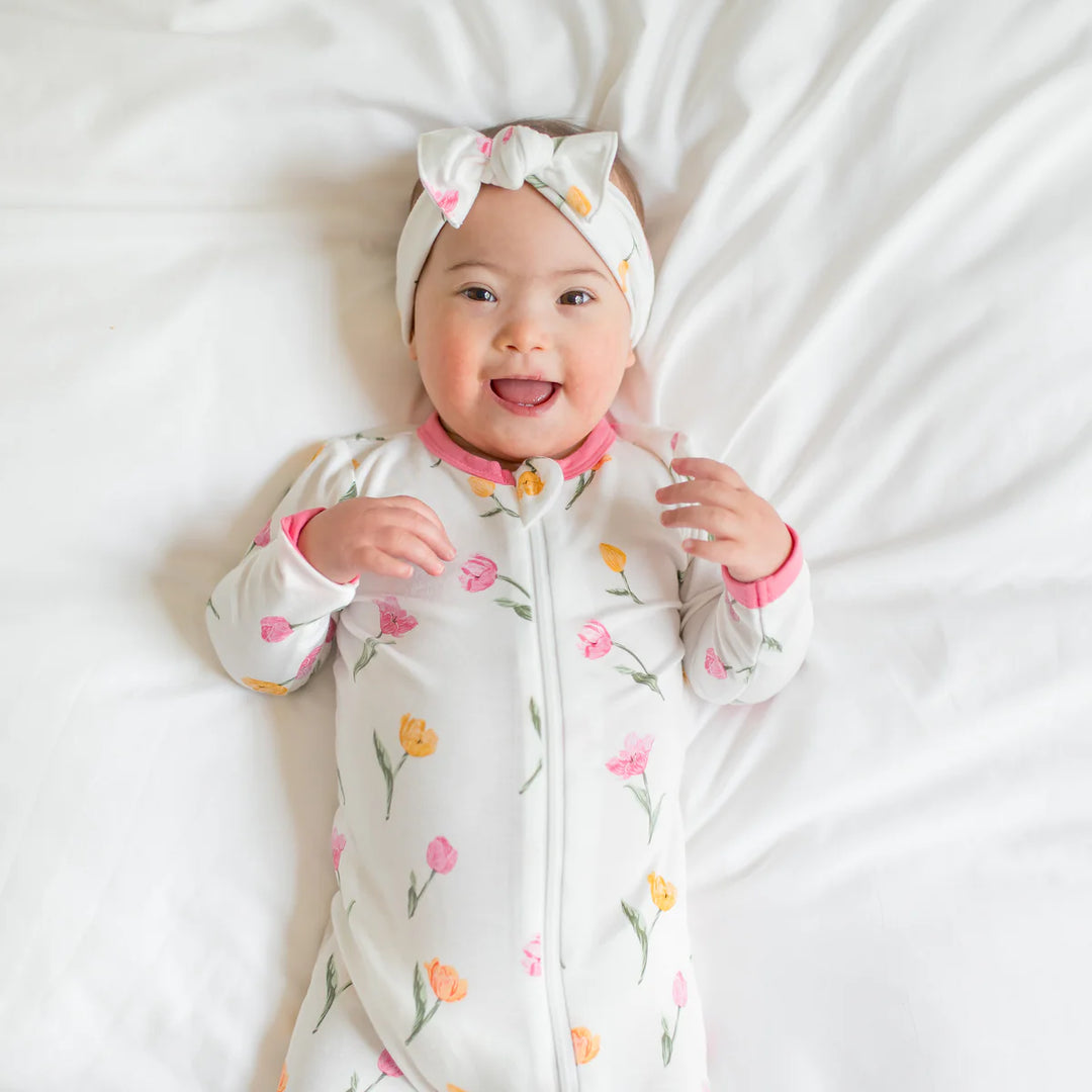 Kyte Baby Zippered Footie (Tulip)