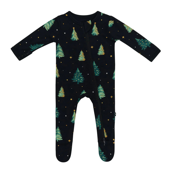 Kyte Baby Zippered Footie (Twinkle Tree)