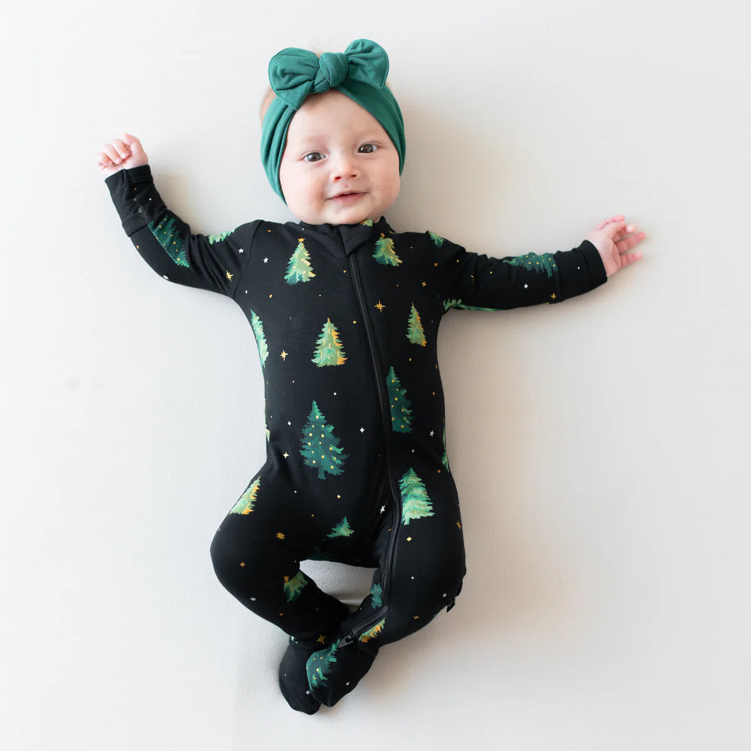 Kyte Baby Zippered Footie (Twinkle Tree)