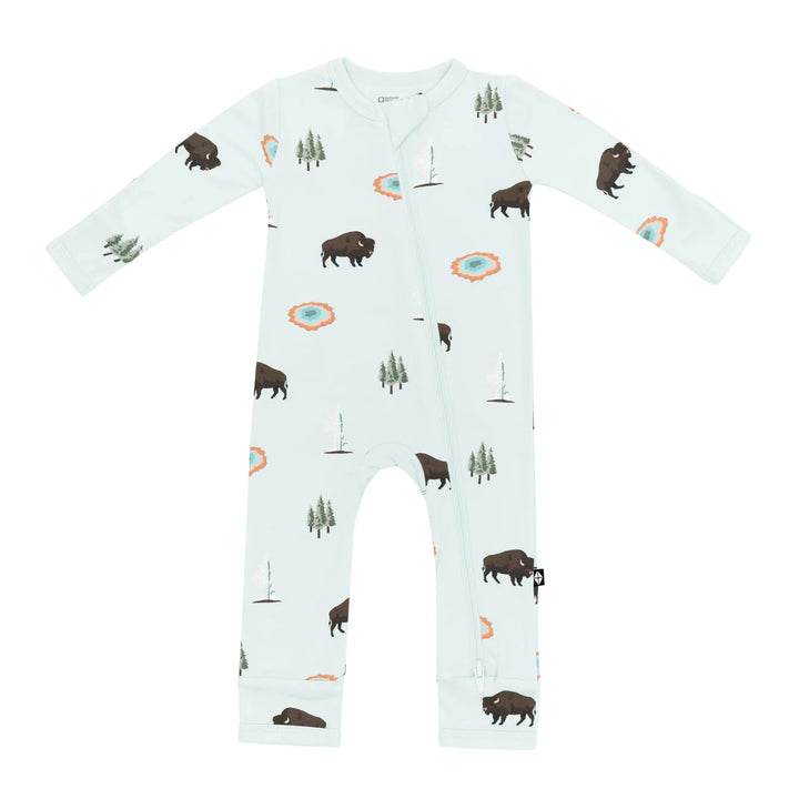 Kyte Baby Long Sleeve Zippered Romper (Yellowstone)