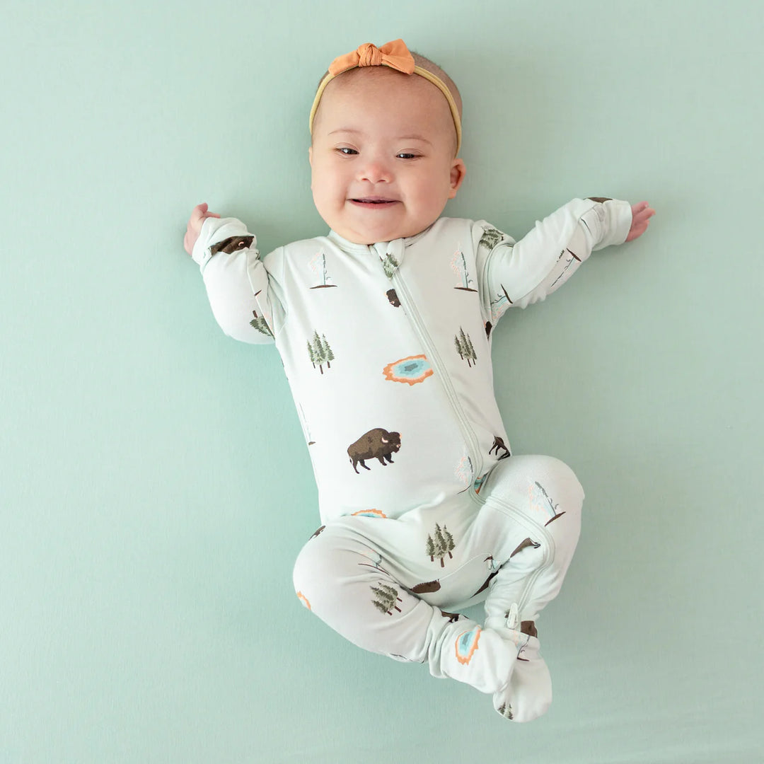 Kyte Baby Zippered Footie (Yellowstone)