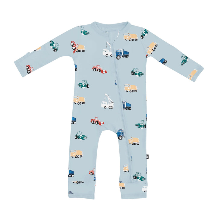 Kyte Baby Zippered Romper (Construction)