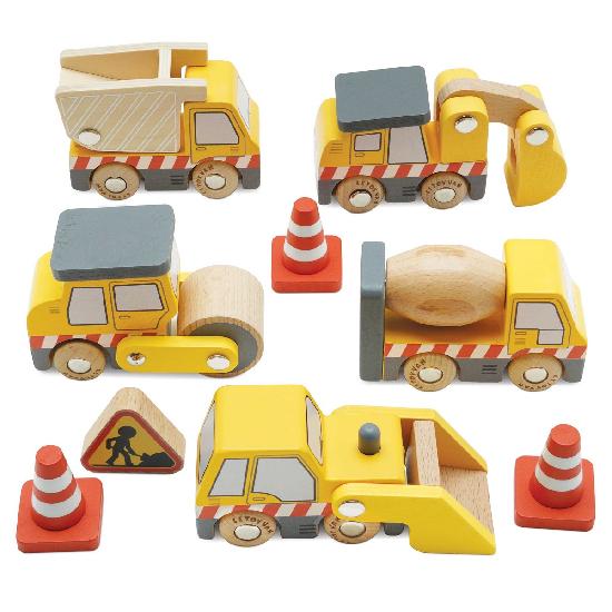Le Toy Construction Vehicle Set