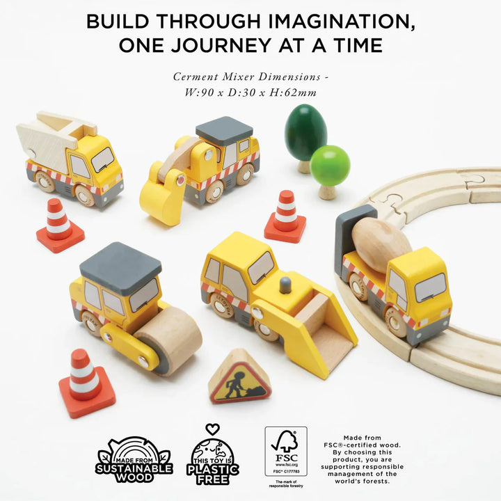 Le Toy Construction Vehicle Set