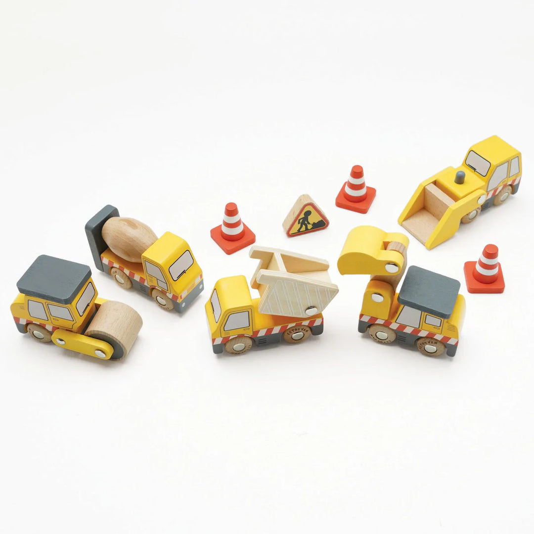 Le Toy Construction Vehicle Set
