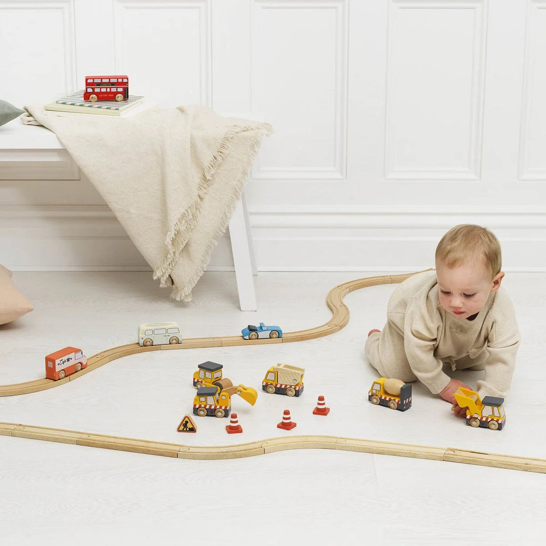 Le Toy Construction Vehicle Set