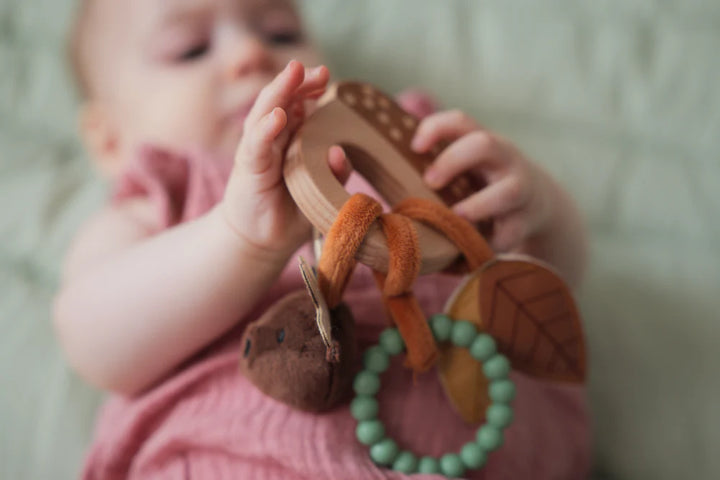 Little Big Friends Wooden Rattle (Forest)